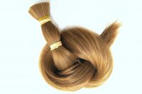 Naturgoldblonder loser Echthaarzopf, Farbe 19, Zopf 50 cm, 100g