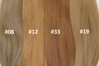 Naturgoldblonder loser Echthaarzopf, Farbe 19, Zopf 50 cm, 100g