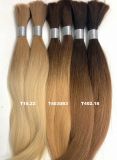 Ombre, glattes Echthaar, Farbe T40218 Nerzblond, Zopf 40 cm