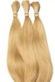 Dunkelgoldblonder loser Echthaarzopf Farbe 16 Zopf 60 cm 100 g