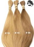 Dunkelgoldblonder loser Echthaarzopf Farbe 16 Zopf 60 cm 100 g