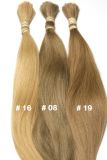 Dunkelgoldblonder loser Echthaarzopf Farbe 16 Zopf 60 cm 100 g