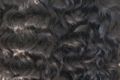 Schwarzbraunes gewelltes Echthaar, Farbe 01BD, 50 cm 100 Stck
